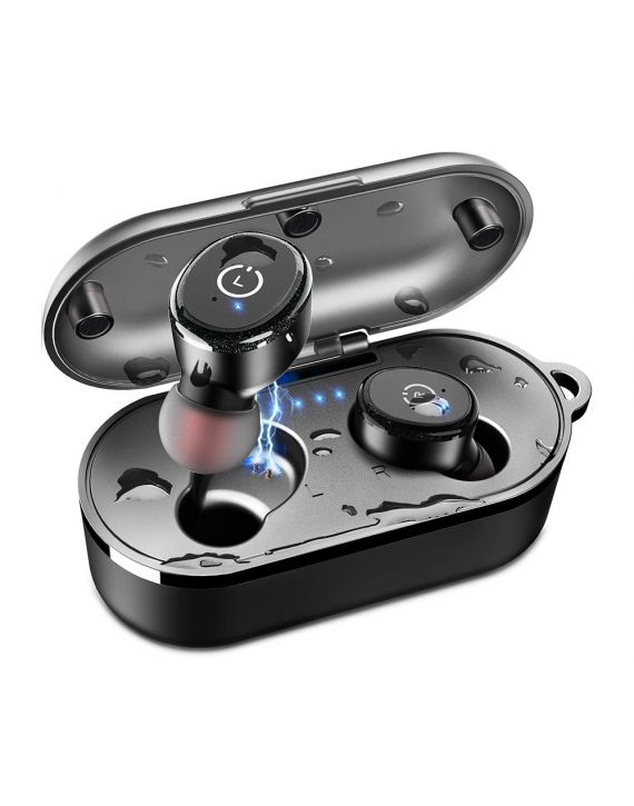TOZO T10 Bluetooth 5.0 Wireless Earbuds with Wireless Charging Case IPX8